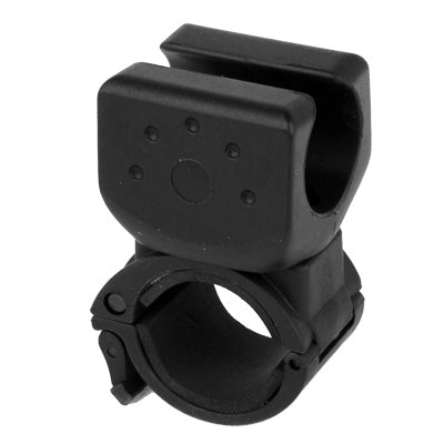 Universal Adjustable Bicycle Mount for Flashlights, Diameter: 2.5-3cm(Black)