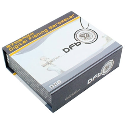 Professional 30m Waterproof Digital Pocket Fishing Barometer with Weather Forecast / Storm Alarm(Silver)