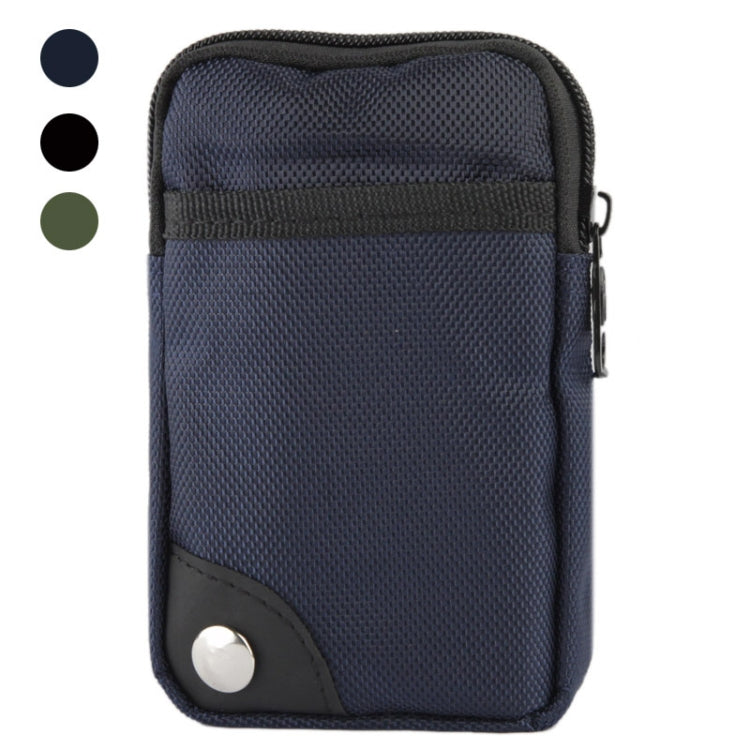 Outdoors Multifunction Canvas Waist Bag(Black)