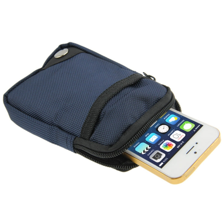 Outdoors Multifunction Canvas Waist Bag(Black)