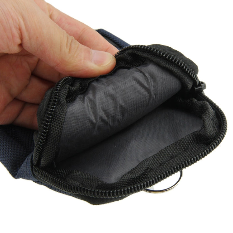 Outdoors Multifunction Canvas Waist Bag(Black)