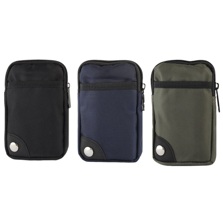Outdoors Multifunction Canvas Waist Bag(Black)