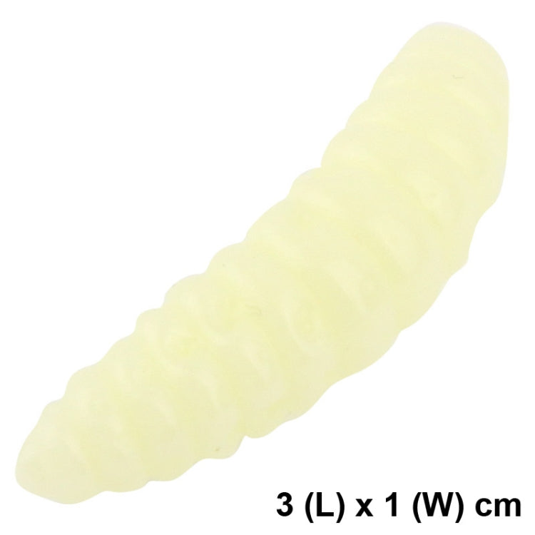 3cm Simulation Bagged Bread Bait Worms (20 Pcs)