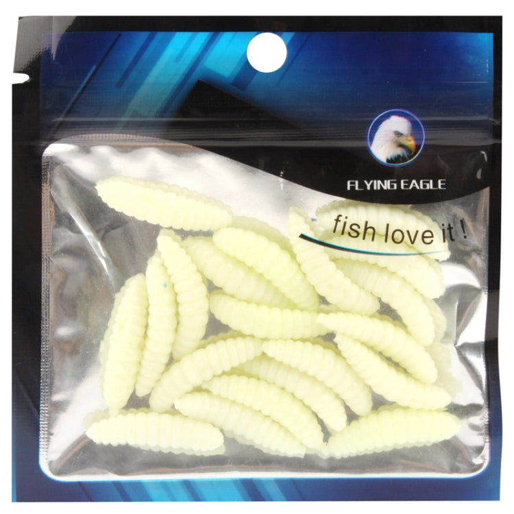 3cm Simulation Bagged Bread Bait Worms (20 Pcs)