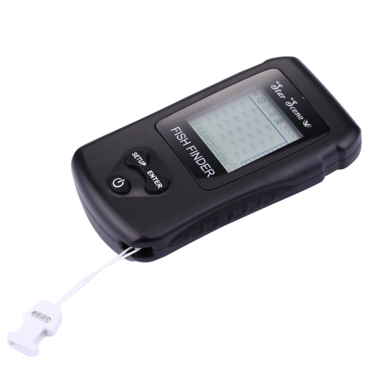 RF Wireless Fish Finder Color LCD Screen Display with Sonar Sensor(Black)