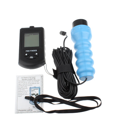 Portable Dot Matrix Sonar Fish Finder(Black)