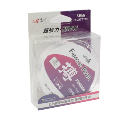 100m Extra Strong 2# 0.234mm 6.7kg Nylon Monofilament Fishing Line (Transparent)