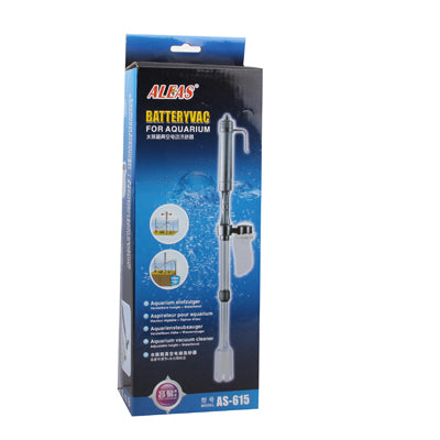 Aquarium Battery Operated Fish Tank Vacuum Gravel Cleaner, Random Color Delivery