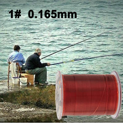 300m Extra Strong 1# 0.165mm 4.7kg Ishii New Element Brand Fishing Line (Red)