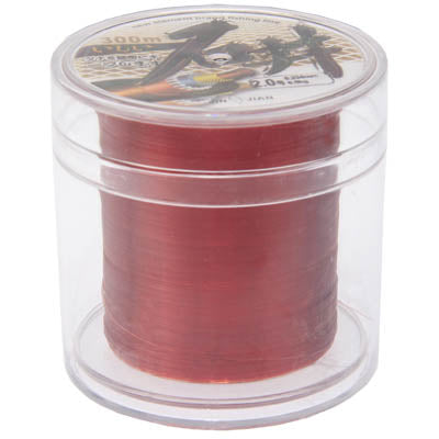 300m Extra Strong 2.0# 0.234mm 6.5kg Ishii New Element Brand Fishing Line (Red)