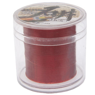 300m Extra Strong 2.5# 0.26mm 7.3kg Ishii New Element Brand Fishing Line (Red)