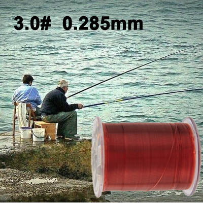 300m Extra Strong 3.0# 0.285mm 7.9kg Ishii New Element Brand Fishing Line (Red)