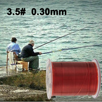 300m Extra Strong 3.5# 0.30mm 8.6kg Ishii New Element Brand Fishing Line (Red)