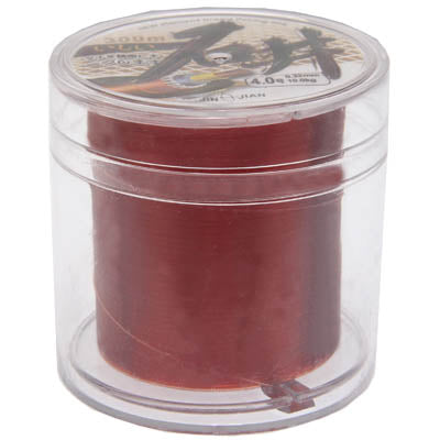 300m Extra Strong 4.0# 0.32mm 10.0kg Ishii New Element Brand Fishing Line (Red)