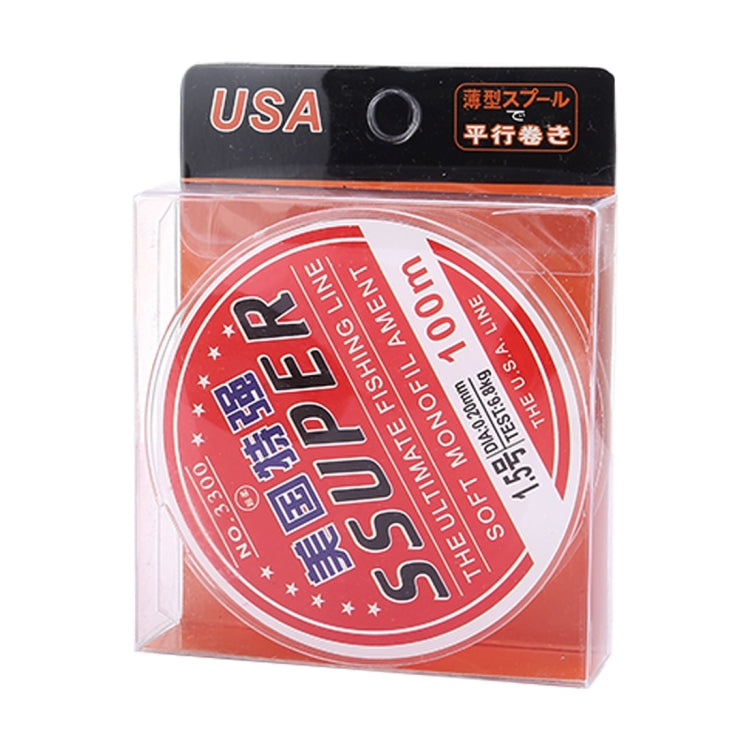 100m Extra Strong 4.0# 0.323mm 11kg Power USA Fishing Line(White)