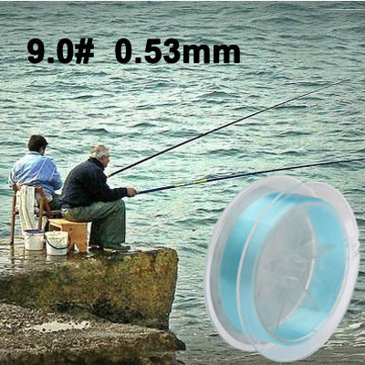 100m Extra Strong 9.0# 0.53mm 33kg Power USA Fishing Line (Baby Blue)
