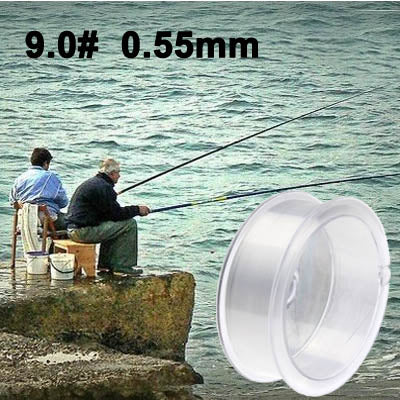 100m Extra Strong 9.0# 0.55mm 20.5kg Dedicated to the River Fishing Falcon Fishing Line (White)