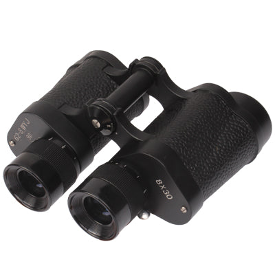 8 x 30mm Universal Telescope Binocular with Leather Carry Bag for Outdoor Activities(Black)