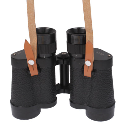 8 x 30mm Universal Telescope Binocular with Leather Carry Bag for Outdoor Activities(Black)