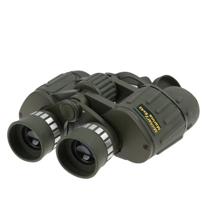 Military Marine 8 x 42mm Army Green Coated Optics Telescope Binocular with Strap