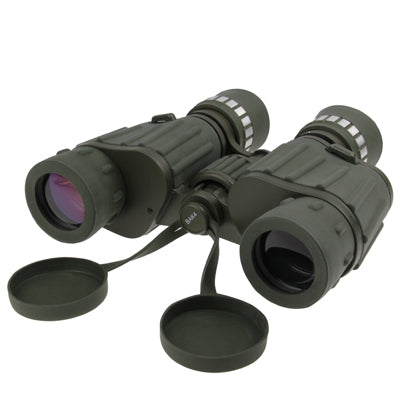 Military Marine 8 x 42mm Army Green Coated Optics Telescope Binocular with Strap