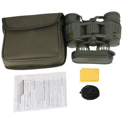 Military Marine 8 x 42mm Army Green Coated Optics Telescope Binocular with Strap