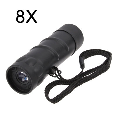 8 x 25mm Telescope Monocular for Backpacking / Hiking(Black)