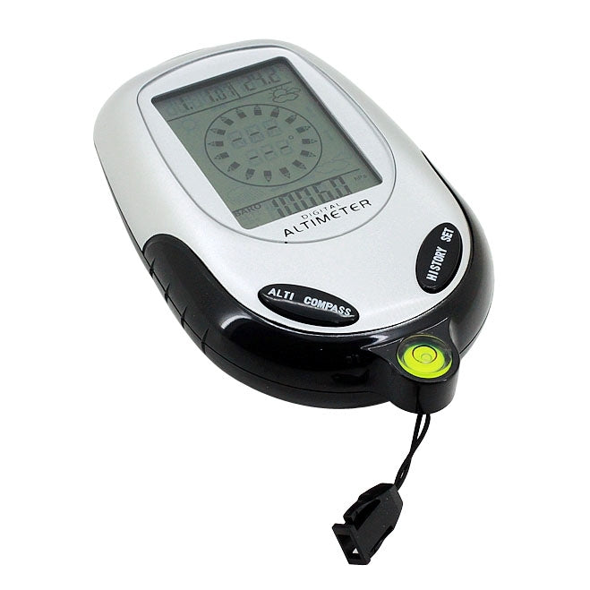 6 In 1 Multifunction Digital Altimeter with Compass & Barometer & Thermometer & Weather Forecast and Clock
