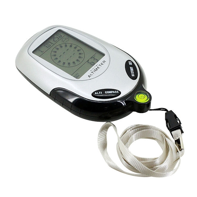 6 In 1 Multifunction Digital Altimeter with Compass & Barometer & Thermometer & Weather Forecast and Clock