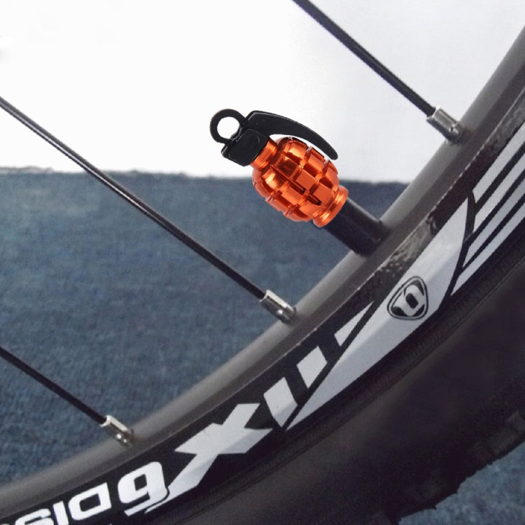 2 PCS Universal Grenade Shaped Bicycle Tire Valve Caps