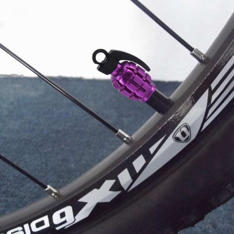 2 PCS Universal Grenade Shaped Bicycle Tire Valve Caps