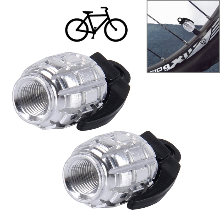 2 PCS Universal Grenade Shaped Bicycle Tire Valve Caps