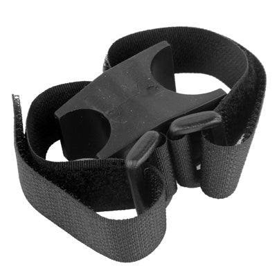 Magic Tape Mount Holder Clip Clamp for Bicycle Bike LED Light Lamp Flashlight(Black)