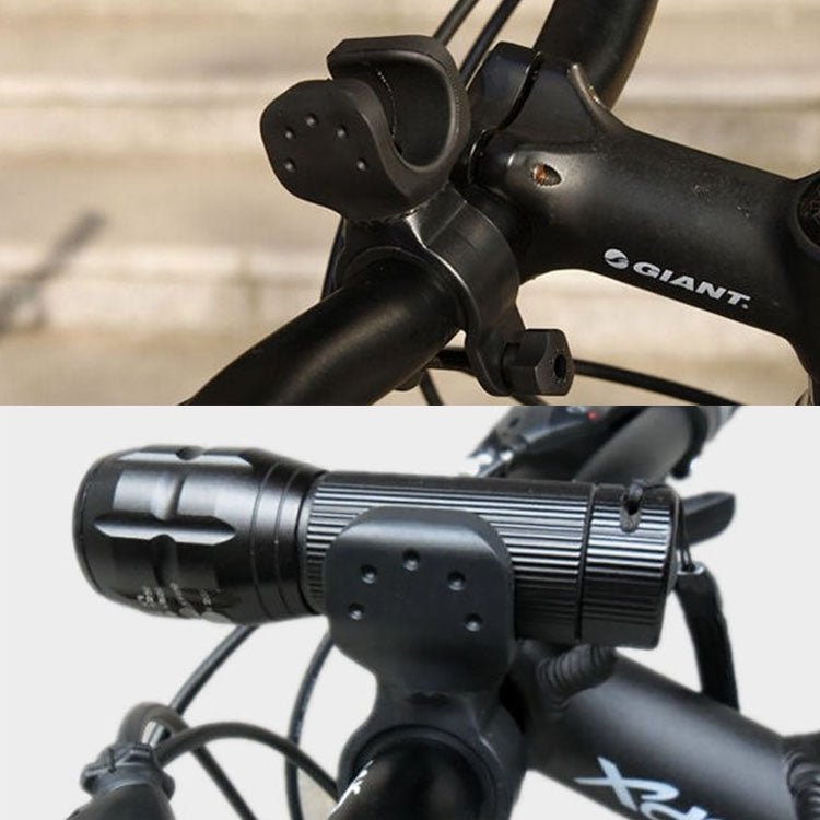 50 PCS 360 Degrees Rotation Mount Holder Clip Clamp, for Bicycle Bike Flashlight