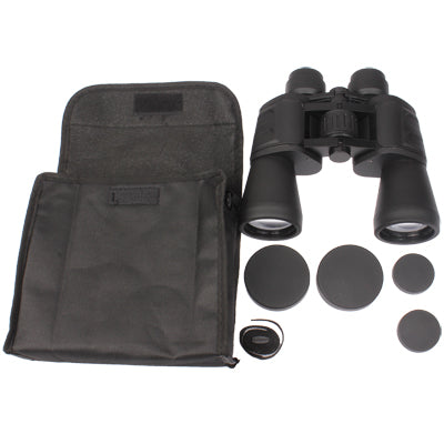 20 x 50mm Universal Binocular Telescope with Leather Carry Bag for Outdoor Activities