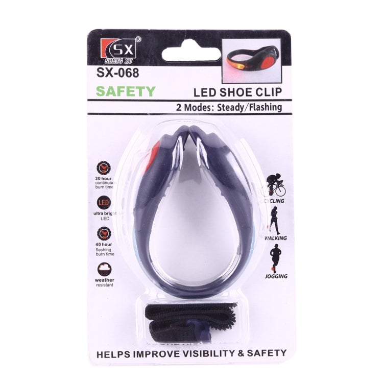 2 Modes LED Shoe Clip Light(Dark Blue)