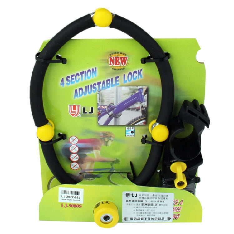 4 Section Adjustable Bicycle Lockï¼ˆLJ-9080Sï¼‰