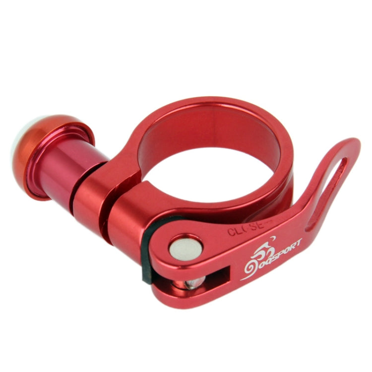 35mm Multi-Function Aluminum Bicycle Lamp Clip with 2-mode LED Light(Red)