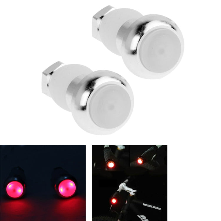 2 pcs Bike Handle LED Light / Cool LED Alloy Plugs