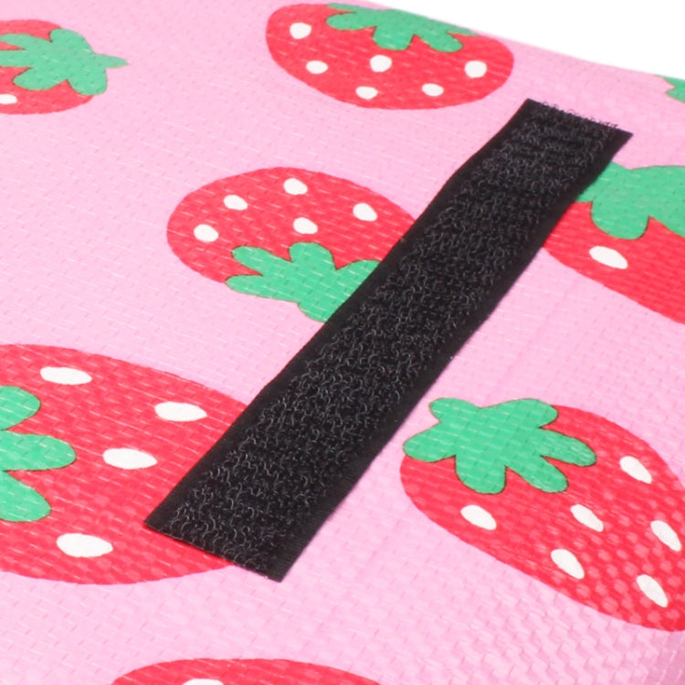 Strawberry Pattern Children Game Blanket / Baby Crawling Pad / Beach Mat Picnic Mat Outdoor, Size: 170cm(L) x 155cm(W)(Pink)