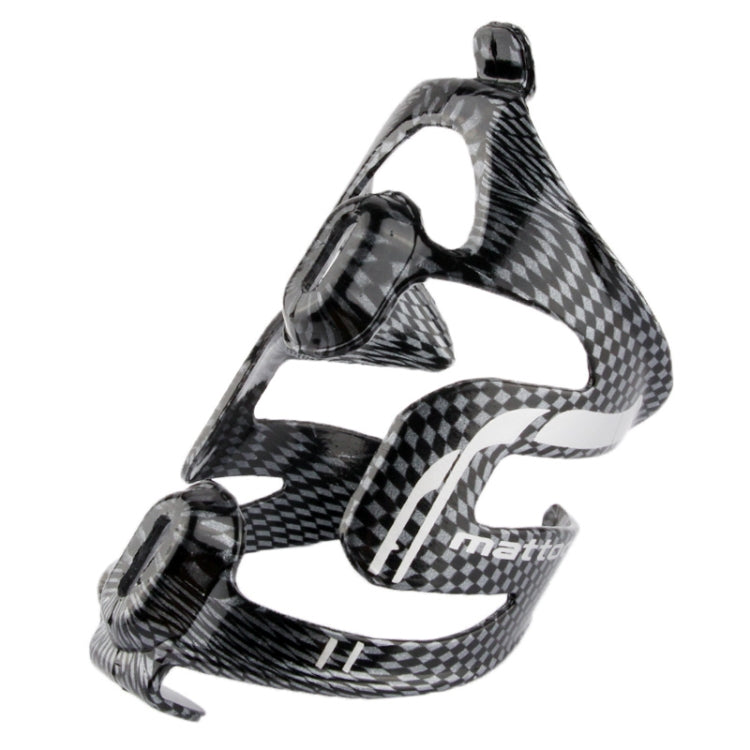 Universal Carbon Fiber Portable Drinking Cup Water Bottle Cage Holder Bottle Carrier Bracket Stand for Bike(Black)