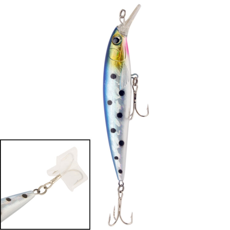 13.5cm Lifelike Fish Style ABS Fishing Lure Hook, Random Color Delivery
