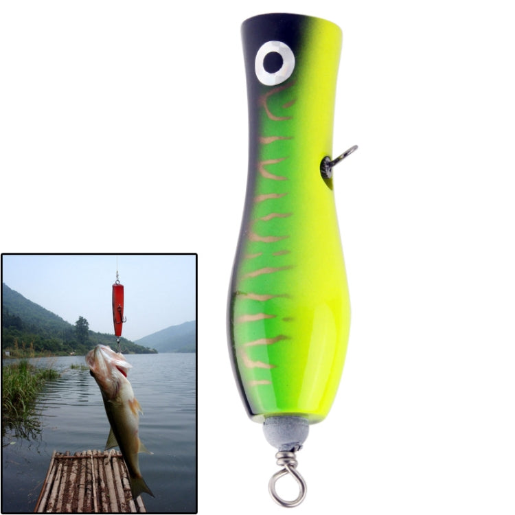 11cm Color Coating Plastic Fishing Topwater Floating Popper Lure Hit Water Waves Climb Fishing Bait