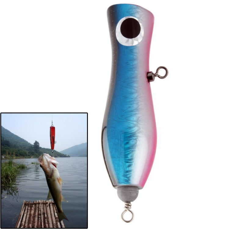 14cm Color Coating Plastic Fishing Topwater Floating Popper Lure Hit Water Waves Climb Fishing Bait