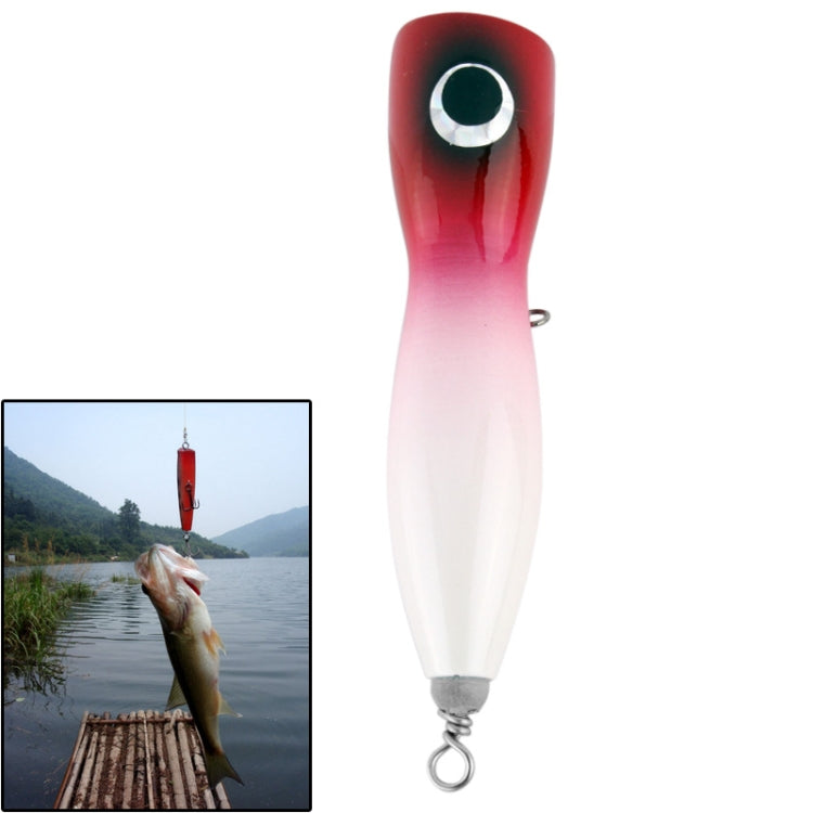 13cm Color Coating Plastic Fishing Topwater Floating Popper Lure Hit Water Waves Climb Fishing Bait