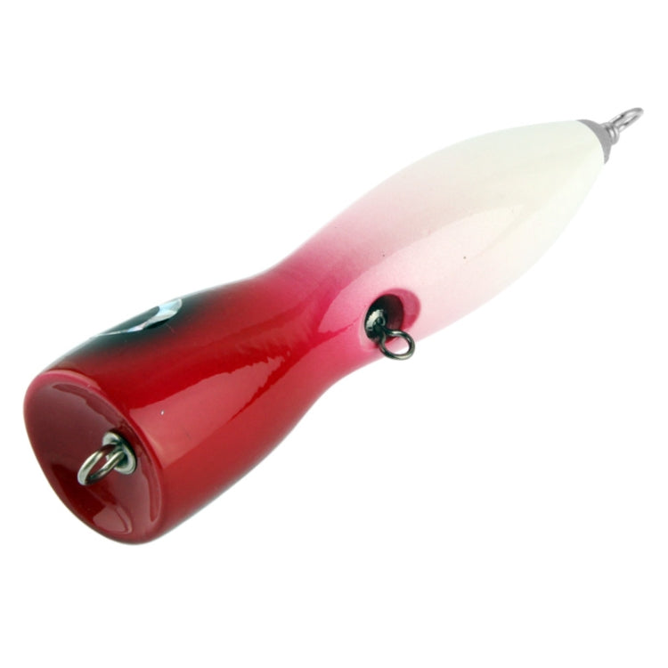 13cm Color Coating Plastic Fishing Topwater Floating Popper Lure Hit Water Waves Climb Fishing Bait