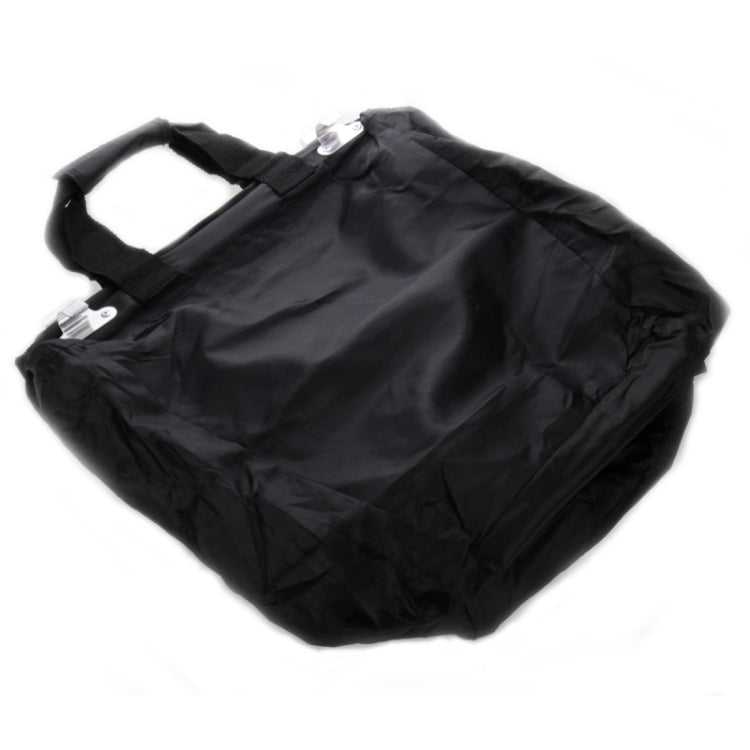 Supermarket Grocery Cart Bags Tote Cart Bags Folder Shopping Cart Bags(Black)
