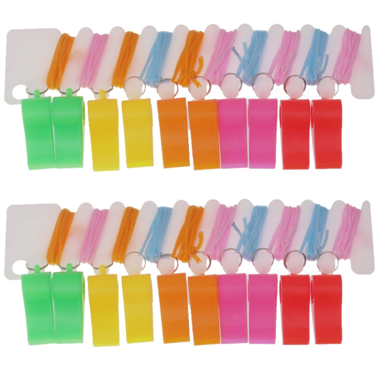 Professional ABS Plastic Referee Whistle with Lanyard (20pcs in one packaging, the price is for 20pcs)