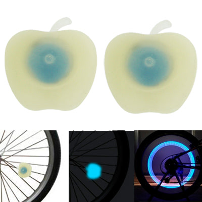 Glow or Flash Blue Flashing LED Bicycle Wheels lights