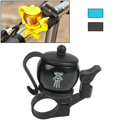 Mini Plastic & Aluminum Teapot Shape Cycling Bicycle Safety Warning Bell (Random Color Delivery)